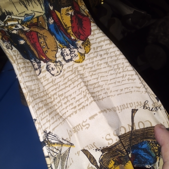 Handmade antique/vintage possibly silk Margaret Smith Patriotic bag - Picture 13 of 16